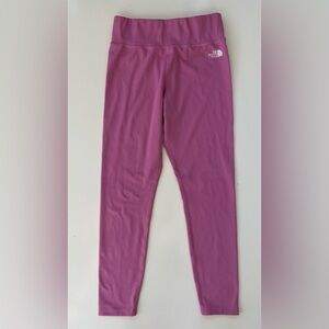 North Face Women's Pink White High Rise High Waist Leggings Size Medium